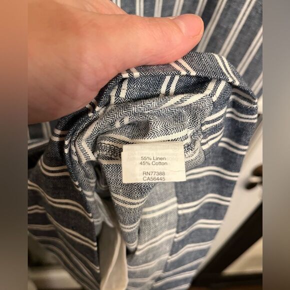 JCrew Stripped Linen Blend  Dress - Picture 10 of 10